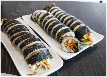 가리미김밥의 김밥. 한국간편결제진흥원 제공